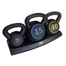 3pcs Kettlebell 5/10/15 LBS