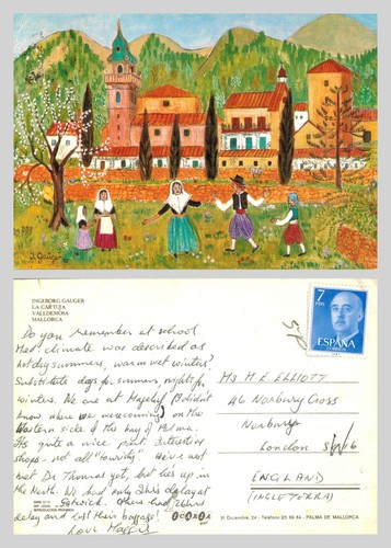 Vintage postcard folkloric - vintage,