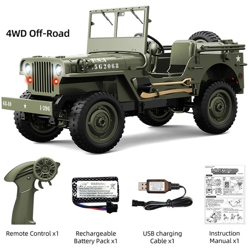 Radio control jeep - control, 4wd