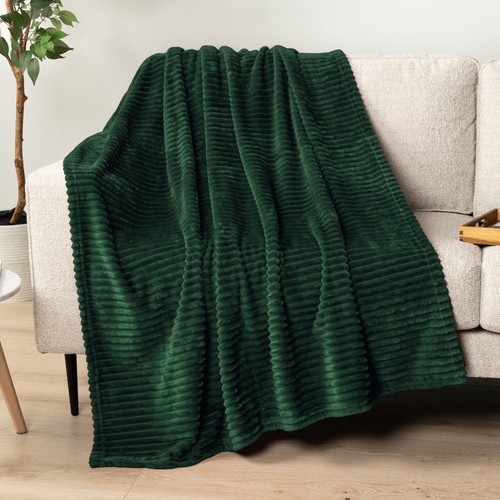 Fleece throw blanket soft cut - throw,