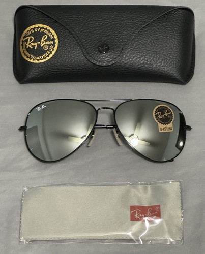 Ray ban aviator rb3026 - rb3026, silver