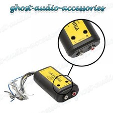 High Level Speaker to Low Level RCA Converter Adaptor 2 Channel inc auto remote