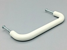12 x WHITE D HANDLES 96mm D