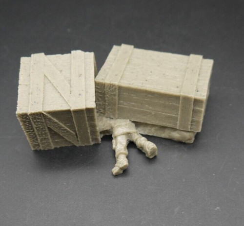 Packing crates with crushed - crates,