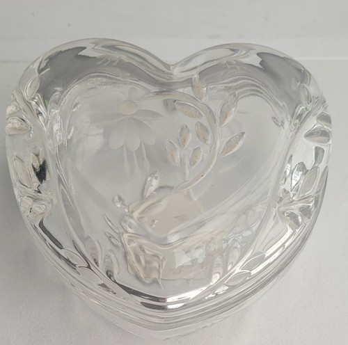 Lead crystal cascade - lead, heart