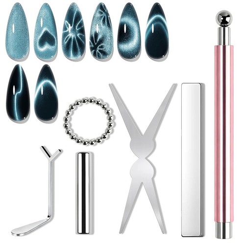 6pcs cat eye nail - cat,
