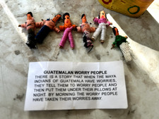 Guatemalan worry dolls people - worry,