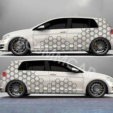 Hexagon Car Graphics Honeycomb