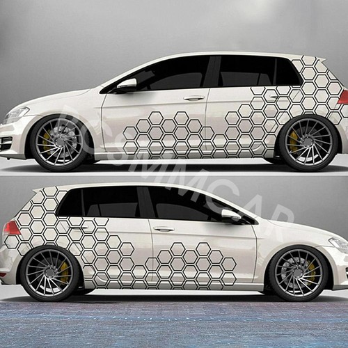 Hexagon car graphics - hexagon, honeycomb