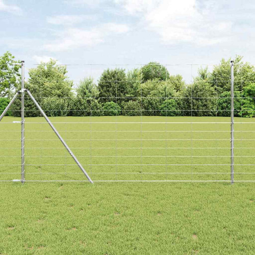 Field fence silver galvanised - silver,