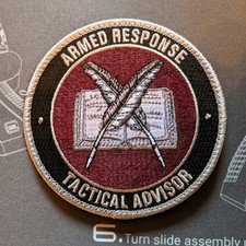 Tactical Firearms Unit Patch - Tac Ad - Kent Police - ARV Operational Issue