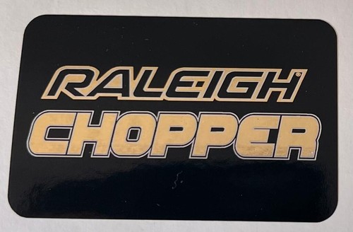 Raleigh chopper mk3 seat - mk3, decal