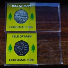 1x 1980 UNC 50p ISLE OF MAN