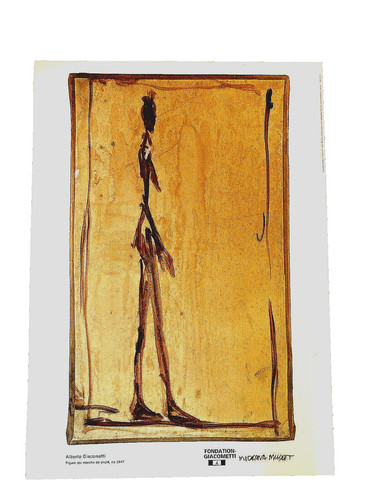 Giacometti exhibition walking - giacometti,