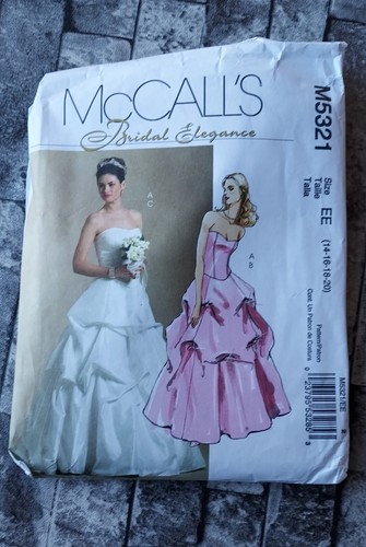 Mccalls m5321 wedding dress - mccalls,