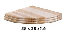 Natural Wood Corner Wall