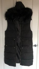 Sosandar black puffer long