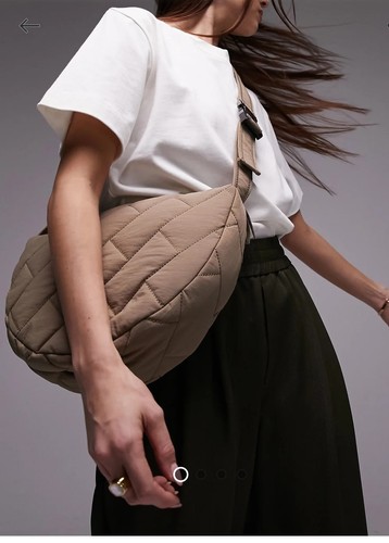 Topshop quilted nylon cross - quilted,