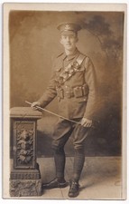 RPPC WWI Soldier Robert Stoba