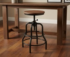 Vintage Industrial Bar Stool