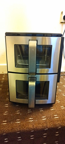 Gourmia dual basket air fryer - basket,