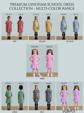 Girls School Dress Gingham