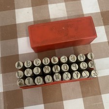 Vintage Priority Marking Punches Letters 6mm Metal Working Tool