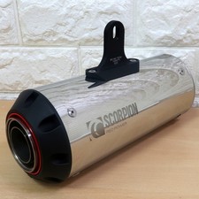 Scorpion Polished Stainless Red Power Slip-On Exhaust - Kawasaki Z900 RS 18-25