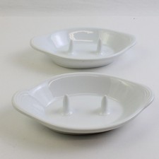 Lot Of 2 Bandwagon White Baked