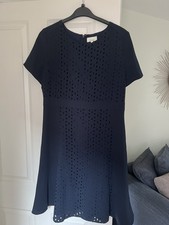 Linea Navy Blue Knee Length