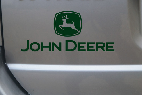 John deere tractor logo vinyl - deere,