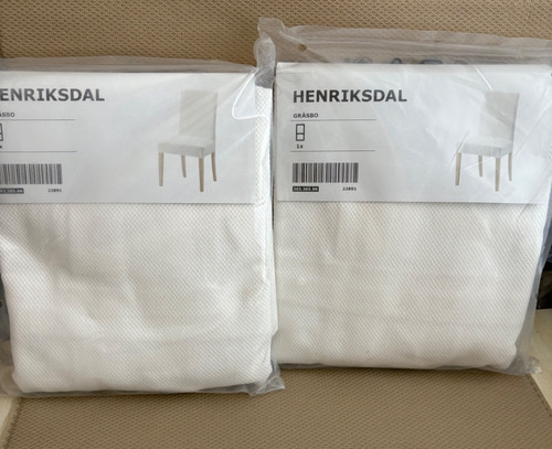 Ikea henriksdal white chair - henriksdal,