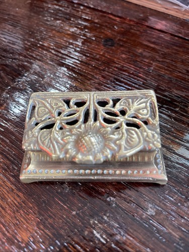 Vintage solid brass hinged - vintage,