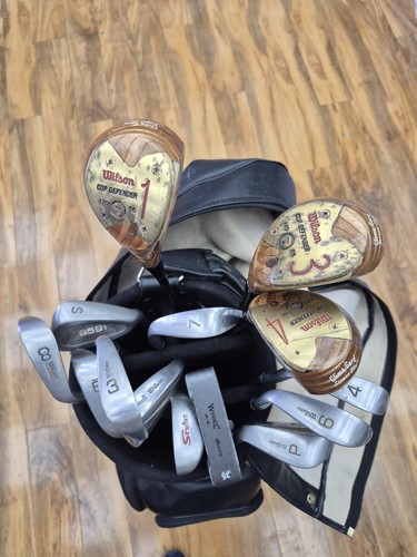 1986 wilson golf bag with - ,