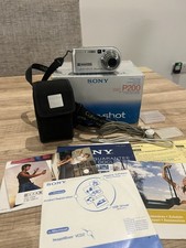 Sony Cybershot DSC-P200 7.2MP 3x Zoom Camera Silver Tested & Working