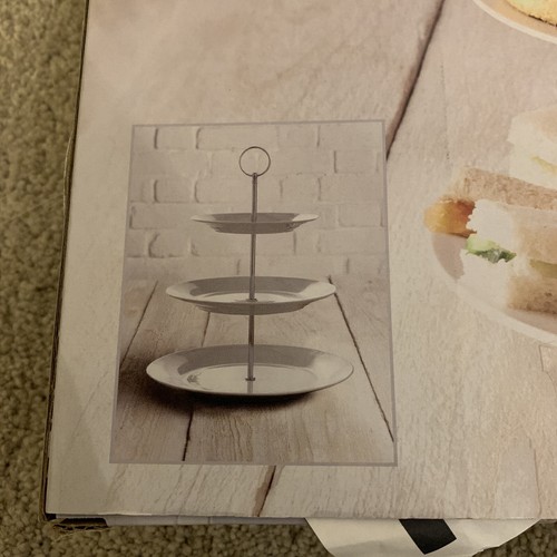 Tier ceramic cake stand tea - ceramic,