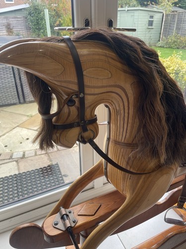 Wooden rocking horse ian - horse, by