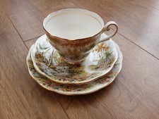 Royal Standard Bone China Old Mill Stream Trio