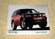 Vauxhall Frontera Sport Transglobe SE Press Photo, 1998 Models 
