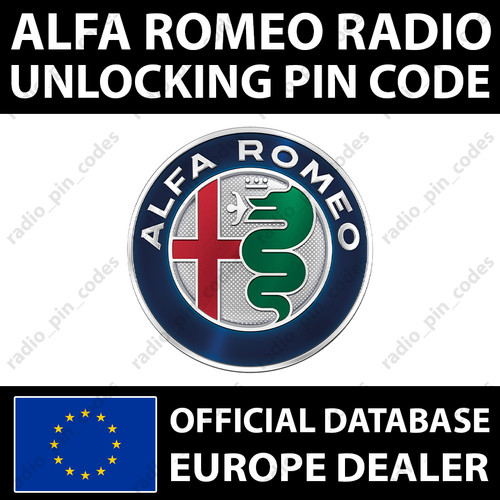 Alfa romeo radio pin - romeo,