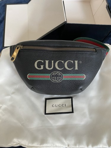 Gucci print belt bag - , vintage