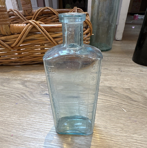 Vintage glass medicine - vintage,