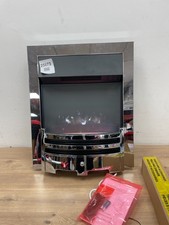 Verona 16’’ Fireplace Insert, 2000W Heater, Chrome Trim, Blenheim Fret, 9 Colour