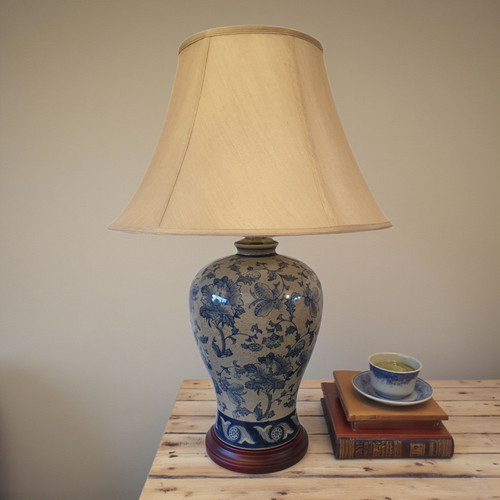 Chinese vase table lamps - vase,