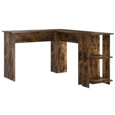 Corner Desk with Shelf with