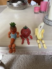 3 x Shelf Sitting Fruits - SCULPTURES - Ceramic Fruits