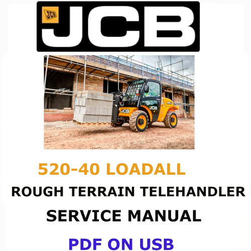 Jcb 520 loadall telehandler - jcb, 520-40