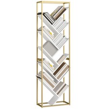 HOMCOM 10 Tier Tree Bookshelf