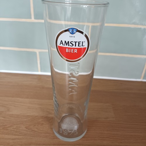Amstel schooner pint glass - amstel,