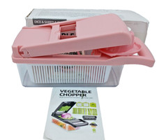 Vegetable Chopper 'DICE&SHRED&SLICE' in Kitsch Pink. SM8